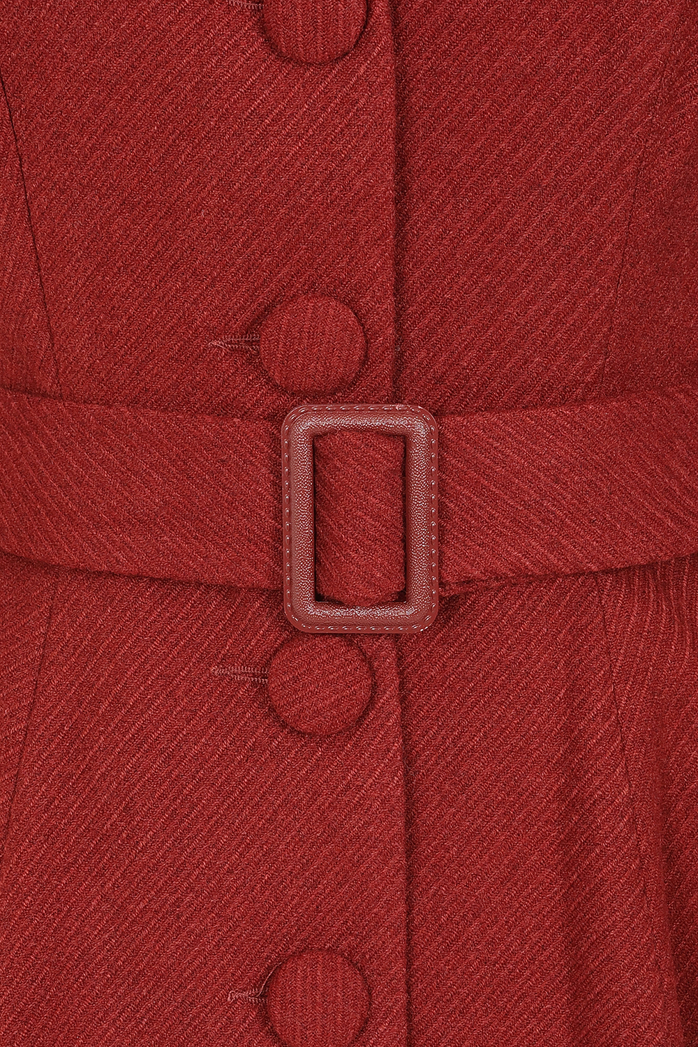 Isabella Swing Coat in Rich Terracotta